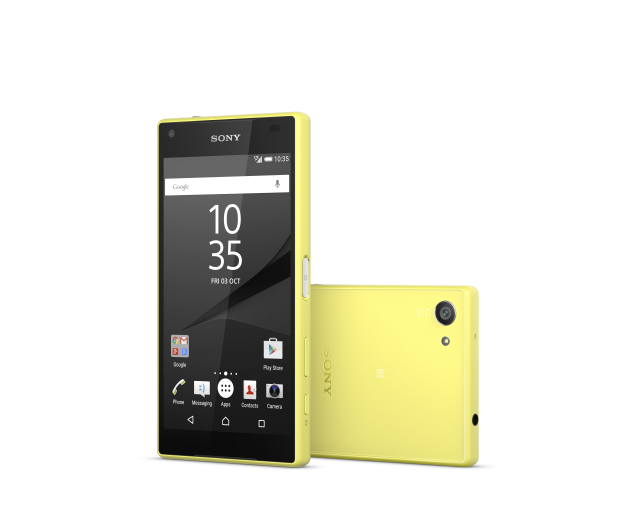 Sony Xperia Z5 Compact żółty - 261223 - zdjęcie 2